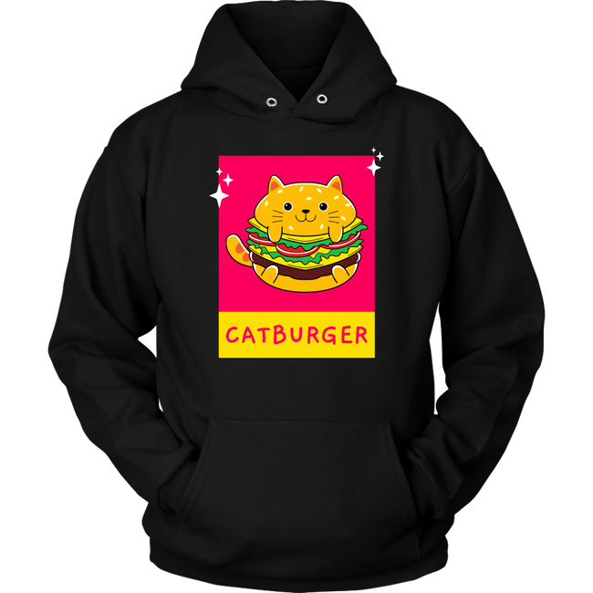 Cat Burger Hoodie Hover Image