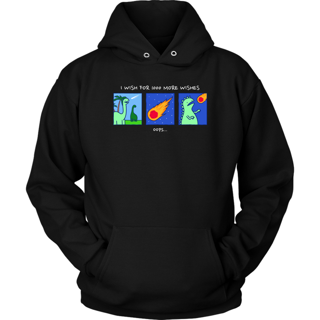 Dino Comic Strip Hoodie Hover Image